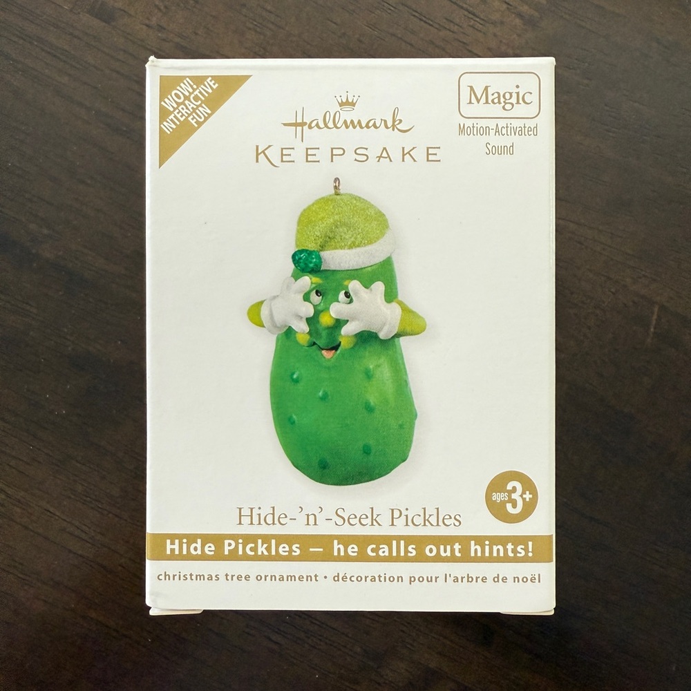 Hallmark Hide-n-Seek Pickles Ornament